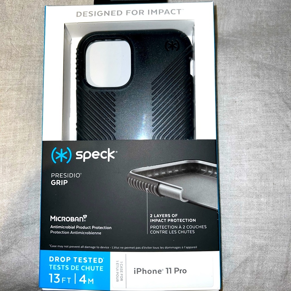 Black Speck Presido grip case for iPhone 11 Pro. Brand New.
